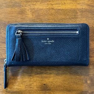 Kate spade black wallet.